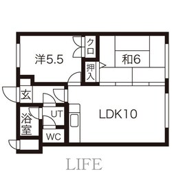 ロイヤルレインボー平岸 A棟の物件間取画像